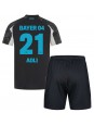 Bayer Leverkusen Amine Adli #21 Alternativní dres pro děti 2024-25 Krátký Rukáv (+ trenýrky)